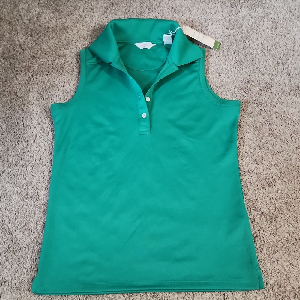 Callaway Vibrant Green Polo Top
